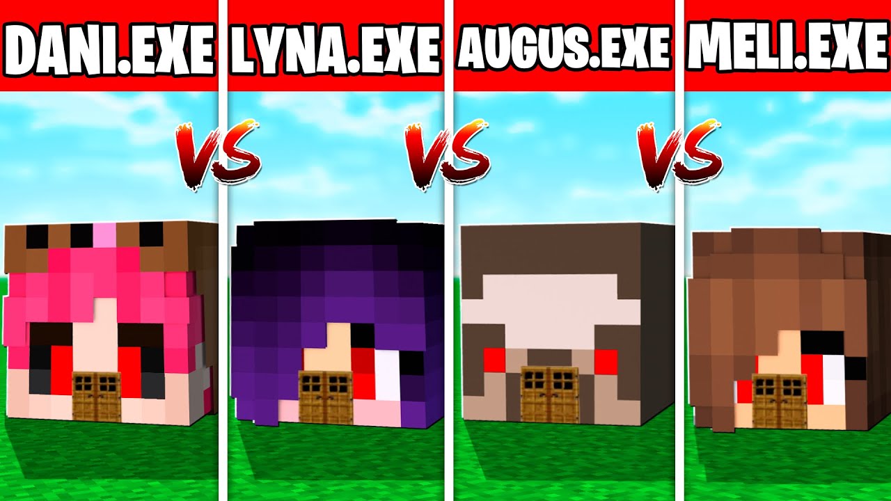 CASA VS CASA DEL TEAM ANORMAL.EXE EN MINECRAFT!!