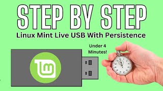 Create a Persistent Linux Mint 21.2 USB in Under 4 Minutes! | StepbyStep Guide