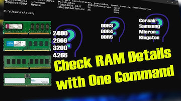 Check Your RAM Type in Windows Using CMD (DDR3, DDR4, DDR5)