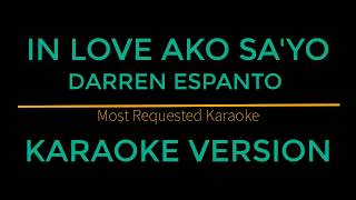 In Love Ako Sa'yo - Darren Espanto (Karaoke Version)