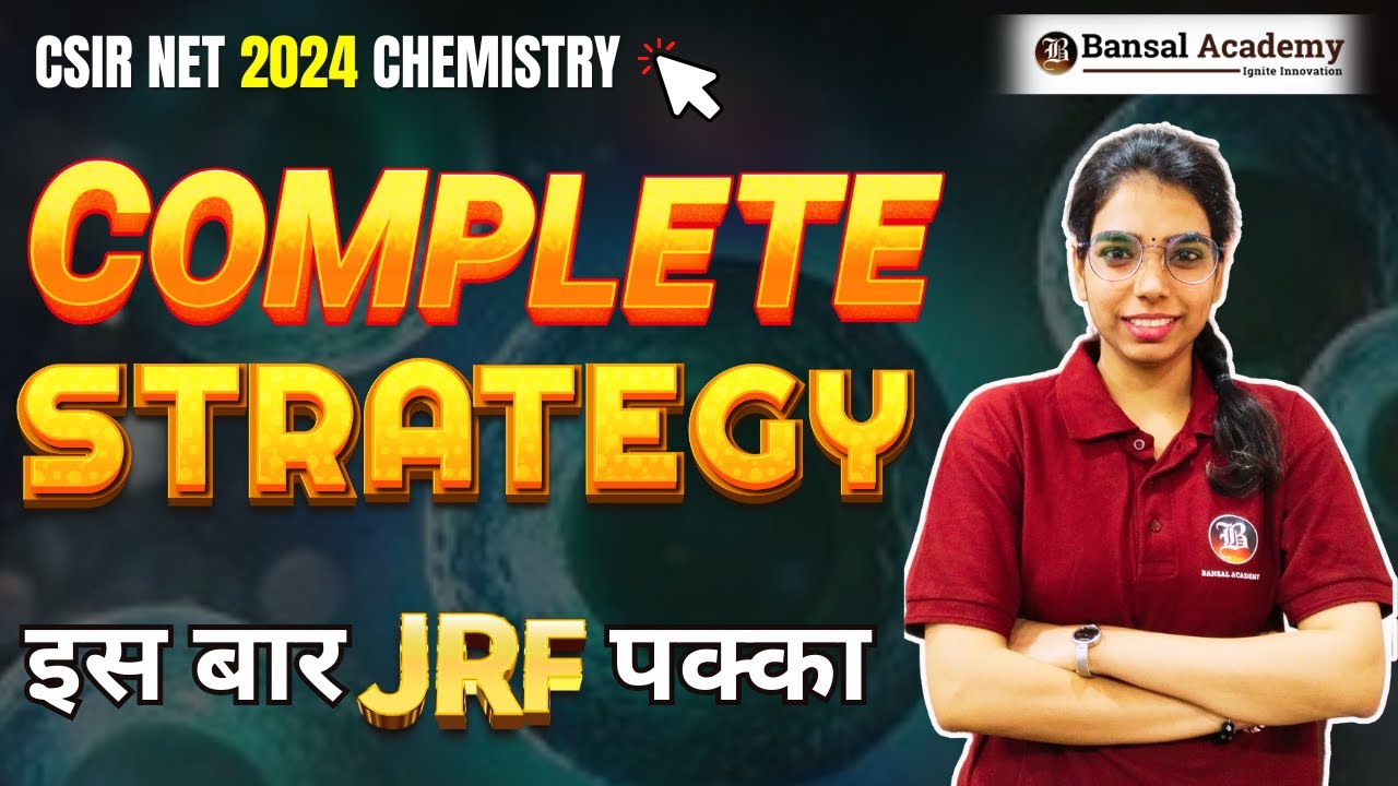 CSIR NET Chemistry preparation | preparation strategy for CSIR NET ...