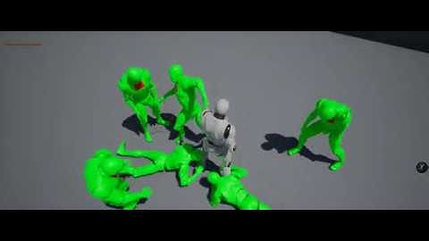 UE4, Zombie AI Project Test