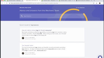 Creating a Mechanic task: Auto-tag orders with their tracking numbers