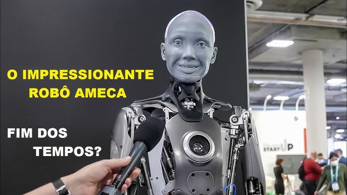 Robô humanoide mais avançado do mundo, Ameca revela como será a vida em  100 anos, Tecnologia