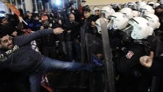 Fire Water Unleashed By Police To Quell Protests In Turkey