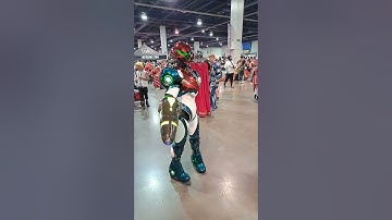 Awesome Metroid Dread Samus Cosplay at LVL UP EXPO 2023 in Las Vegas #shorts