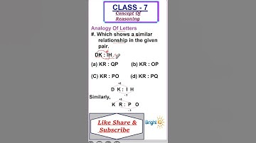 CBSE/NCERT Math Class 7  | #Shorts Concept Of Reasoning |Part - 3| #BrightIQ