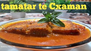 tamatar te Cxaman / tomato aur paneer kashmiri dish..