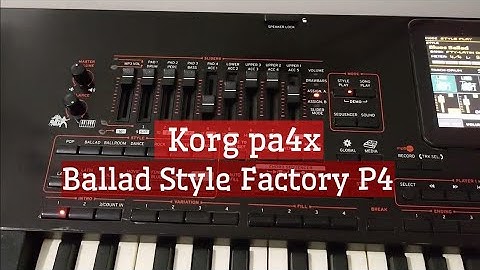 Korg pa4x - Ballad Styles - Live Record | Part 4