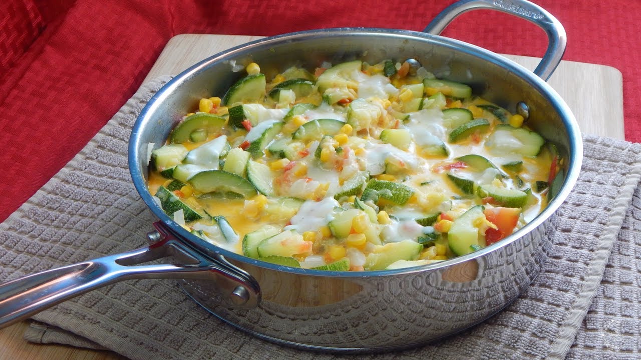 Calabacitas con Queso | Zucchini with Cheese Dish Recipe | The Sweetest ...