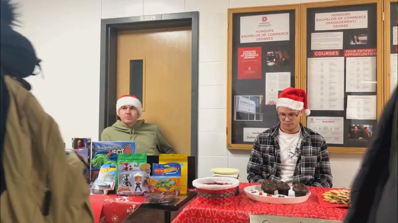 Moments from Fanshawe's Bake sale fundraiser YouTube