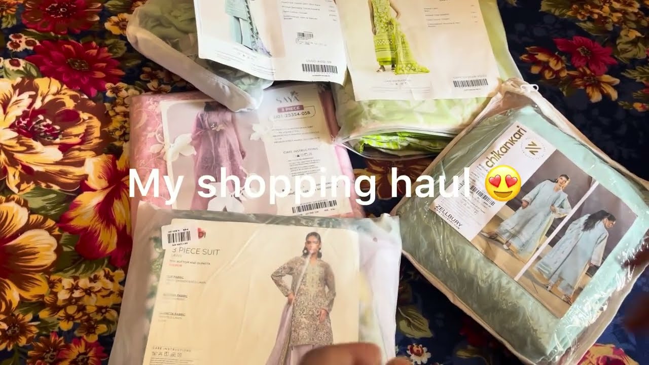 My shopping haul 2026 #sapphire #khaadi #zellbury 