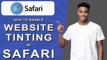 How to enable website tinting in safari (2024)
