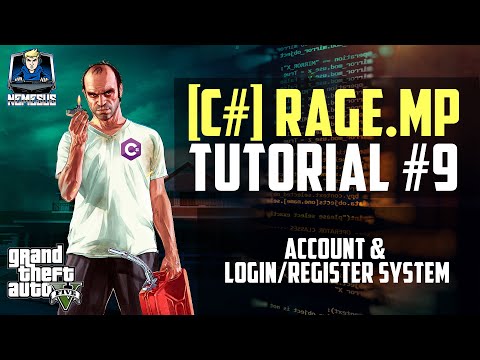 RageMP Scripting Tutorial #9 - Account & Login/Register System #3 [C#] [Deutsch]