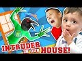 Get our of our house you weird bird monster funny fails  funnel family vlog   skit