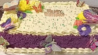 Decorating Ube Cake video Tutorial #cake #decorating