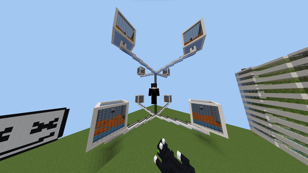 breaking my old iron farm and making new one in nethergames skyblock |  Nethergames