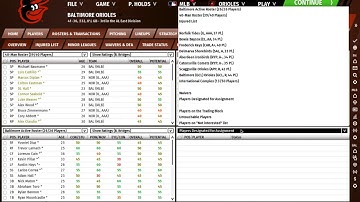 OOTP 21 Tutorial: Roster Rules