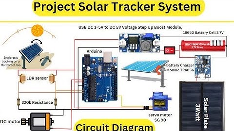 How to Make Solar Tracker System using Arduino and LDR | Arduino based Sun Tracking Solar Panel