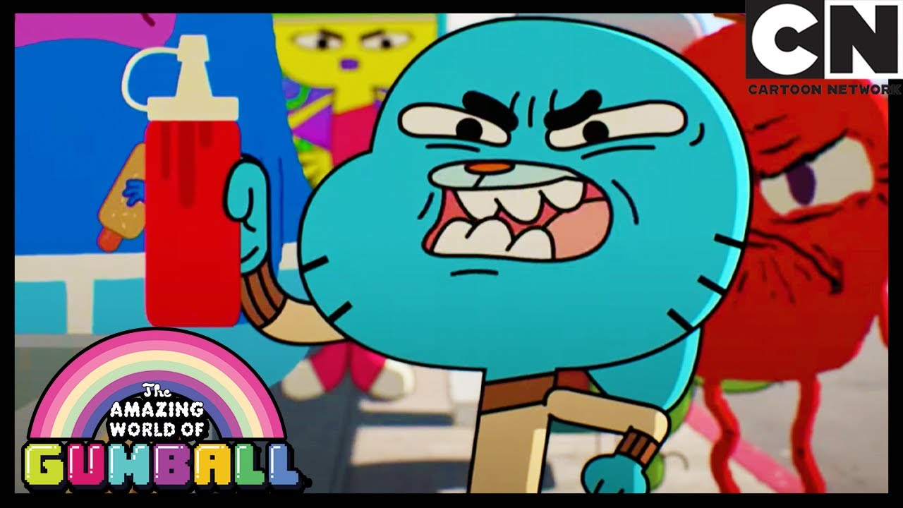 Gumball's got ketchup and he's not afraid to use it | The Nobody | Gumball  | Cartoon Network - KidzTube