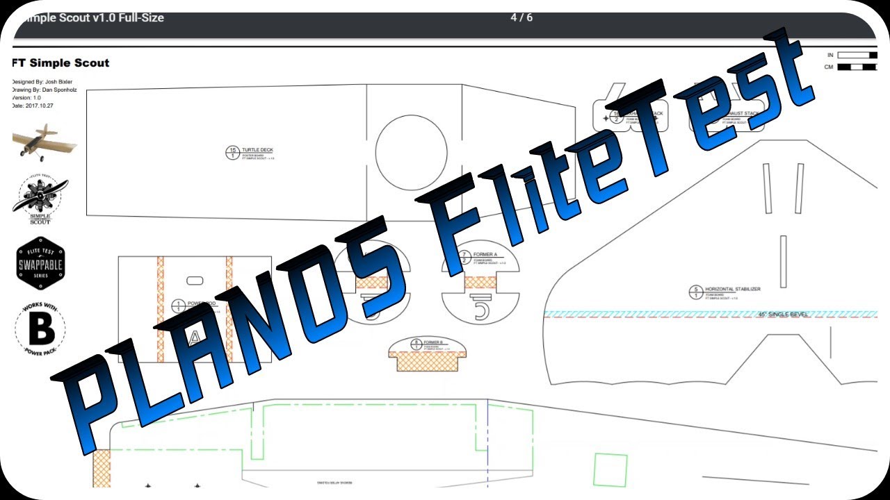 COMO usar PLANOS de FLITETEST | flitetest plans rinconrc - YouTube