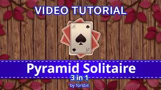 Pyramid Solitaire Video Tutorial screenshot 2