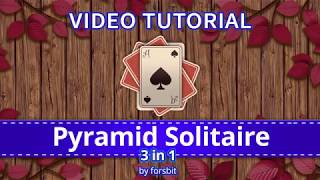 Pyramid Solitaire Video Tutorial screenshot 5