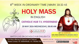 LIVE HOLY MASS | ENGLISH | OUR LADY OF MOUNT CARMEL CHURCH | NEW BOWENPALLY 29-05-2024