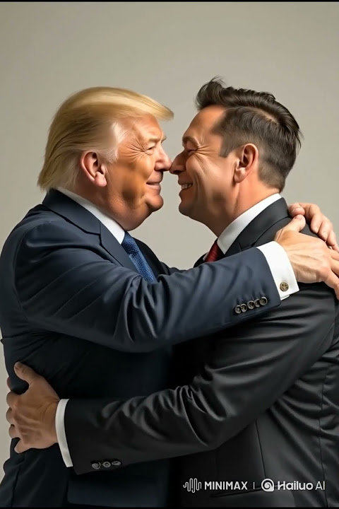 Now Elon and trump Friends #trump #elonmusk #rich #money #romantic