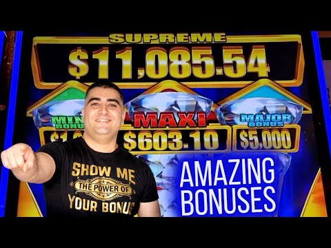High Limit Diamond Trails Slot BONUSES WON ! $1,000 Challenge To Beat The Casino | EP-20