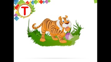 Canvas English Pre Primer | Chapter - 1 | Alphabet Capital Letters | (Part T) | Animated video