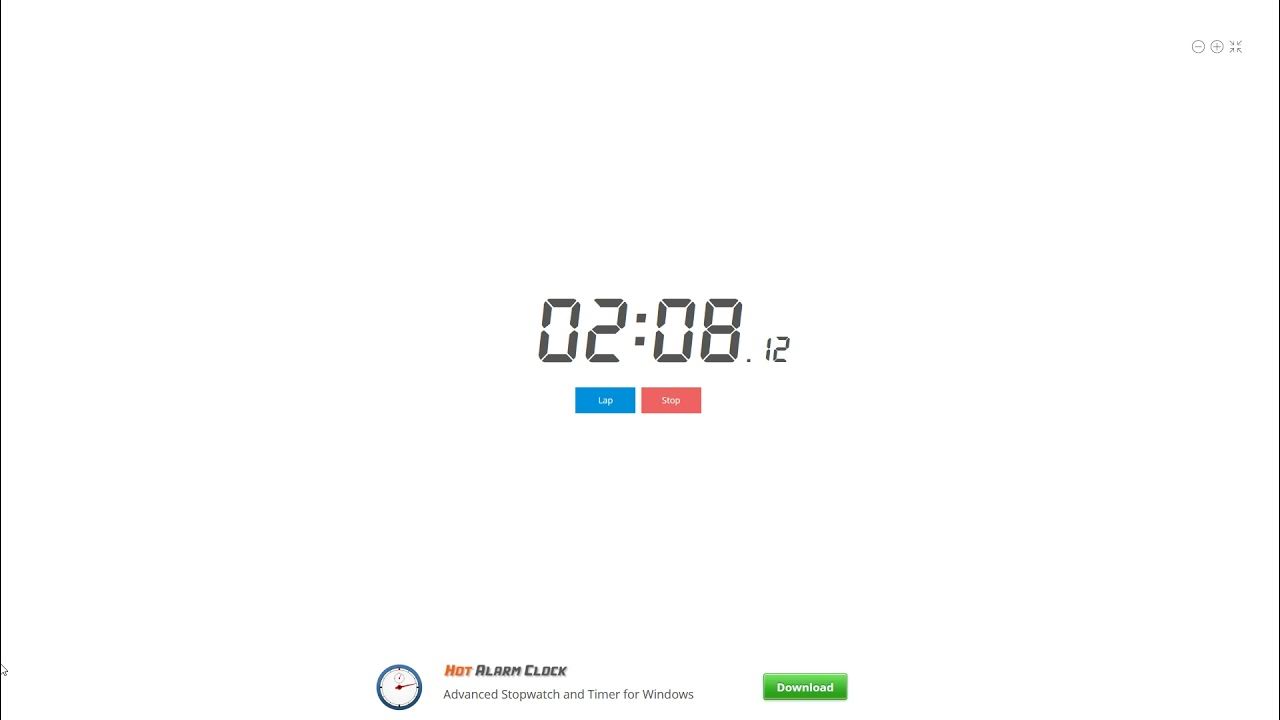 5 MINUTE STOPWATCH/vclock YouTube