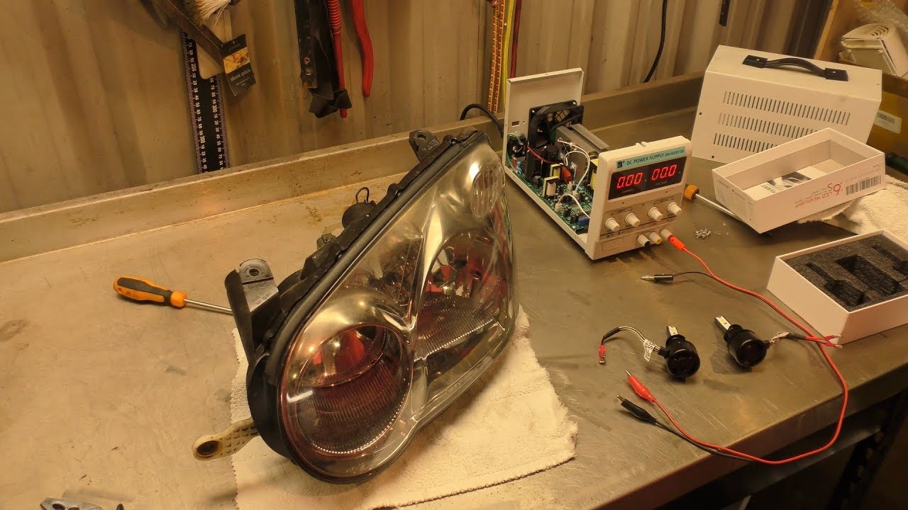nao led h1 led headlight bulbs fitting youtube