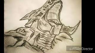 Mega kaiju drawing