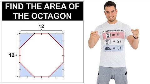 Find the area of the octagon!!