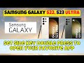 How to Set Side Key Double Press To Open Your Favorite App Samsung Galaxy S22, S23 Ultra