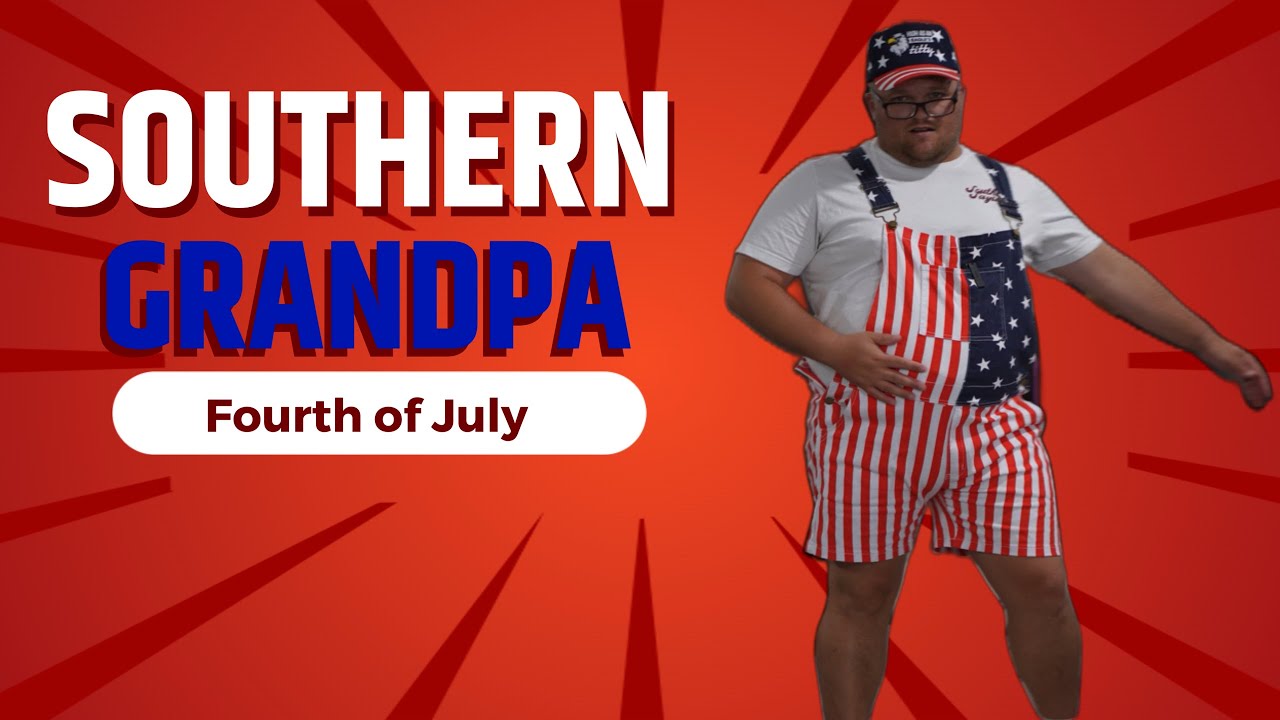 Празднование Дня независимости 4 июля в стиле "Южный дедушка"! 🇺🇸