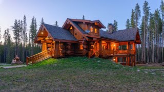 This Log Cabin is Beautiful Inside and Out