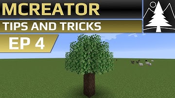 MCreator: Tips and Tricks | Making Logs Leaves and a Tree | Ep4
