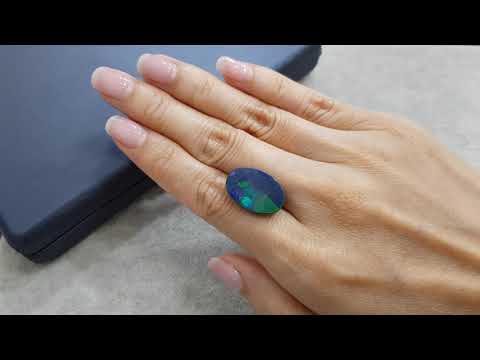 Australian black opal 8.78 ct Video  № 1