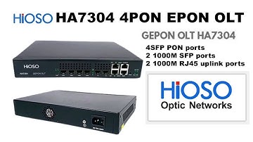 HIOSO HA7304 4PON EPON OLT