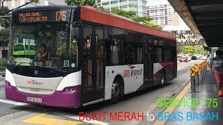 SBS8632A Scania KUB Euro V Gemilang (SBS Transit) (Service 175) (Bukit Merah to Bras Basah)