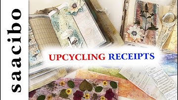Upcycling Shopping Receipts Into Junk Journal Embellishments