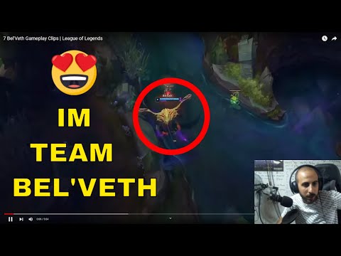 7 BelVeth Reaction Champion Reveal Gameplay Clips | League of Legends @hamzi456