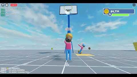 In Roblox Character Controller I got to Hoop #100!