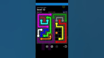 Flow Free Puzzle Game | Relaxing & Addictive Gameplay | interval pack Level 10 | #FlowFree #Shorts