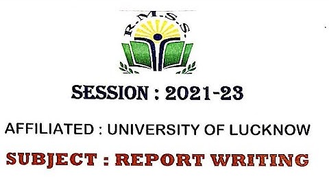 Internship Report Writing । Report Writing 16 Week Internship File For B.Ed 4th Semester By Mr Ayush