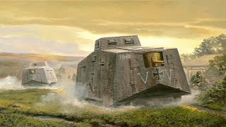 Первый серийный германский танк A 7V. Железный монстр Первой мировой войны