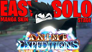 How To EASILY SOLO The MANGA Gohan Skin Stage In Anime Expeditions Roblox!