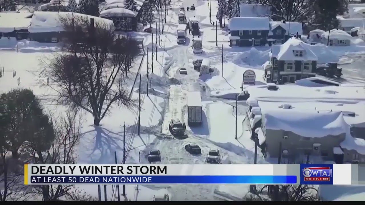 At least 49 dead after winter storm, more snow on the way - YouTube